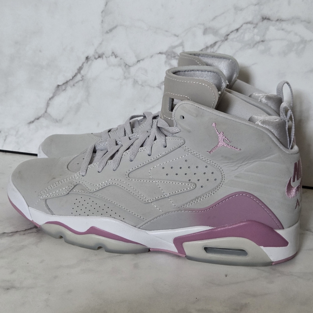Nike Jordan Womens MVP Neutral Grey Orchid Sneakers Shoes Size 10.5 - Picture 5 of 9
